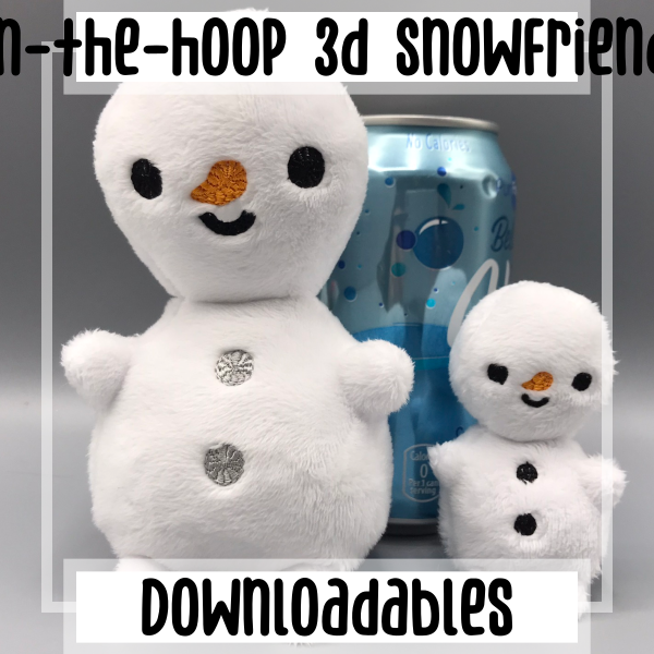 In-the-hoop 3d Snowfriend Design