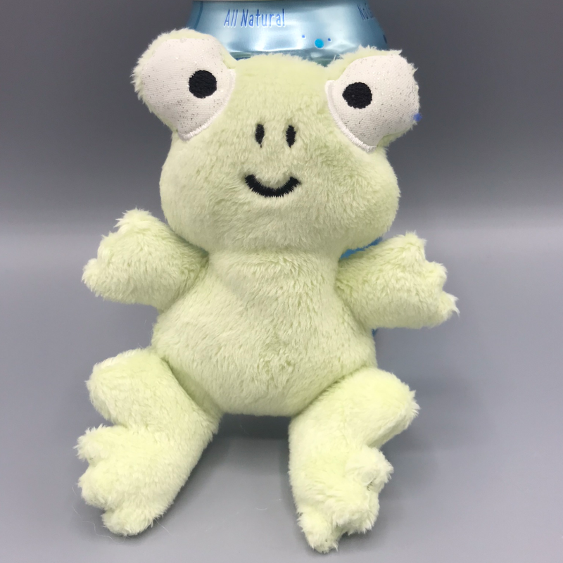 In-the-hoop frog plushie