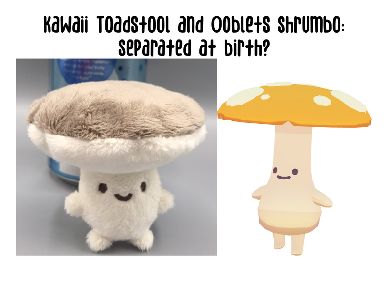 The sewn Kawaii Toadstool