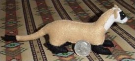 Little felt ferret, circa 2002