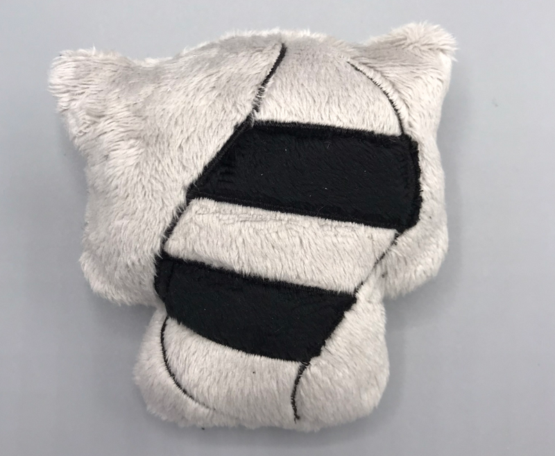 Trash Panda plushie back