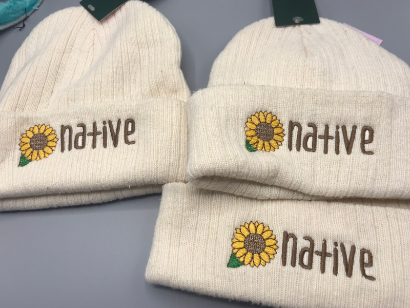 Sunflower/Native caps