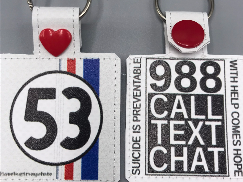 Love Bug Square Tab