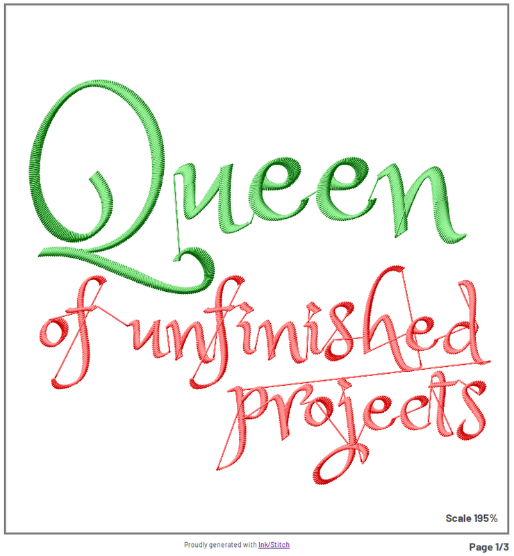 Queen of Unfinished Projects