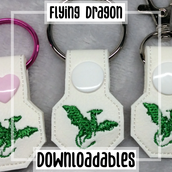 Dragon in Flight Fob Design