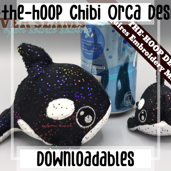 In-the-hoop Chibi Orca Design