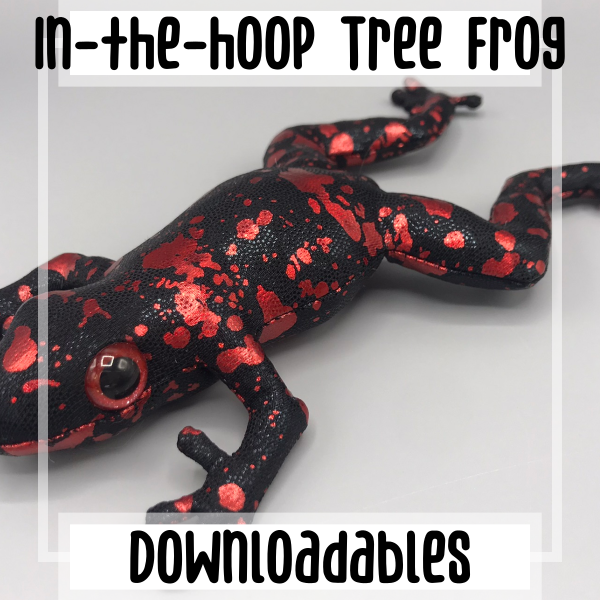 In-the-hoop Tree Frog