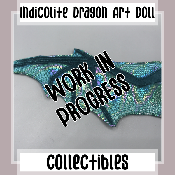 Indicolite Dragon Art Doll