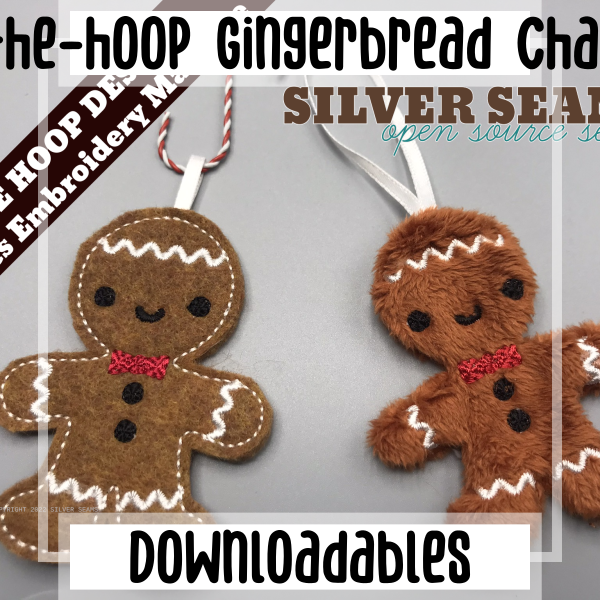 In-the-hoop Gingerbread Charms