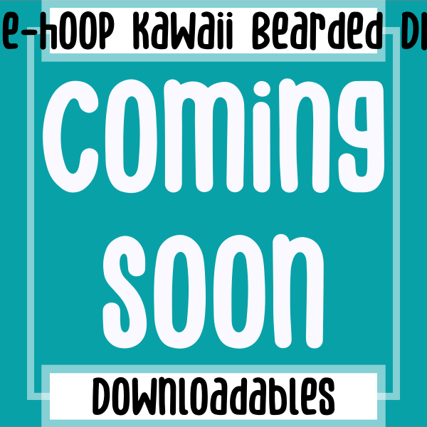 In-the-hoop Kawaii Bearded Dragon