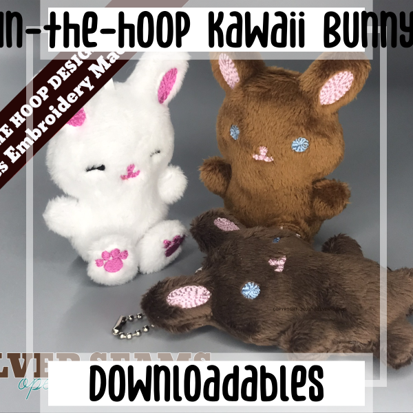 In-the-hoop Kawaii Bunny