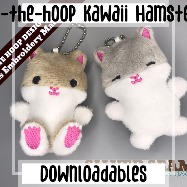 In-the-hoop Kawaii Hamster