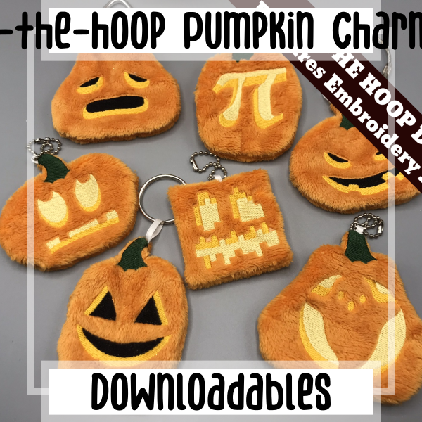 In-the-hoop Pumpkin Charms