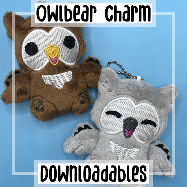 Owlbear Charm In-The-Hoop