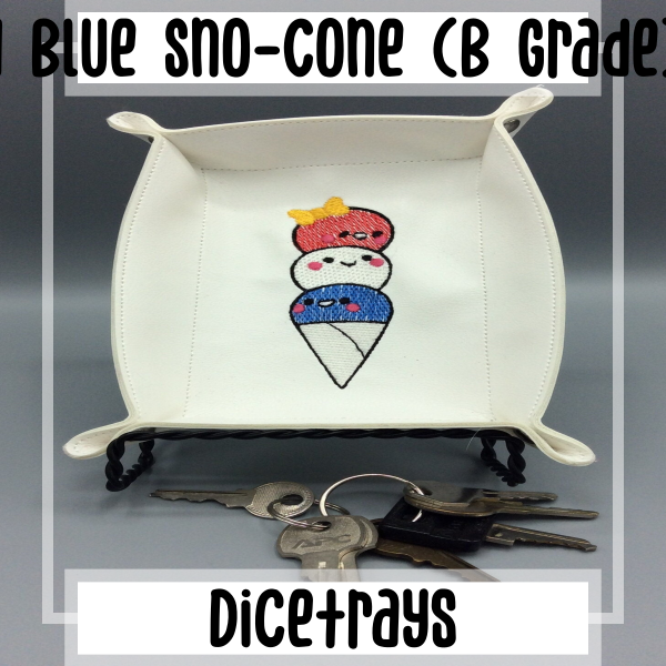 Red White and Blue Sno-Cone (B Grade) - Valet Tray