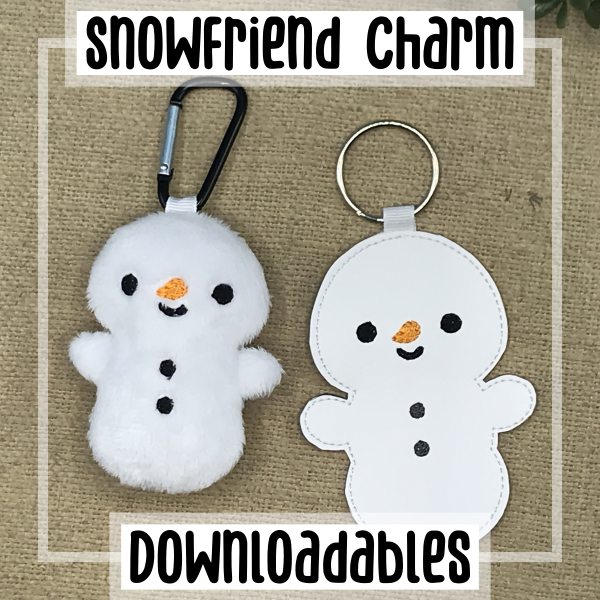 Kawaii Snowfriend Charm Design