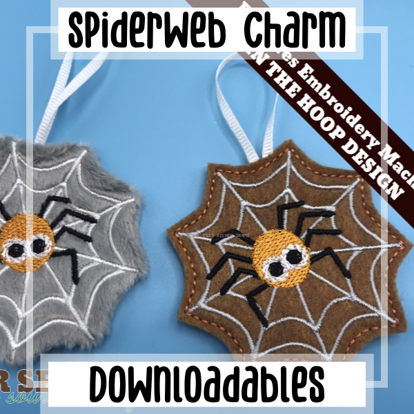 Spiderweb Charm In-The-Hoop