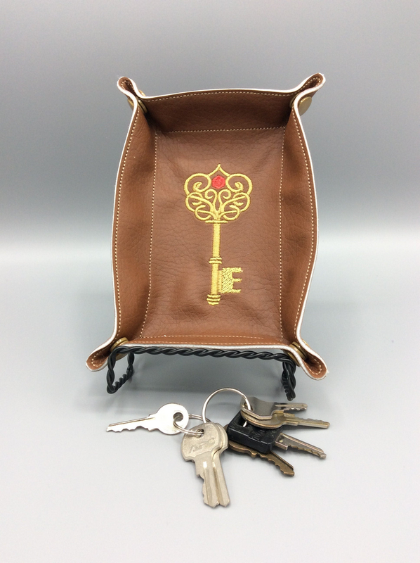 Key To It All (Brown/Ruby) - Valet Tray 