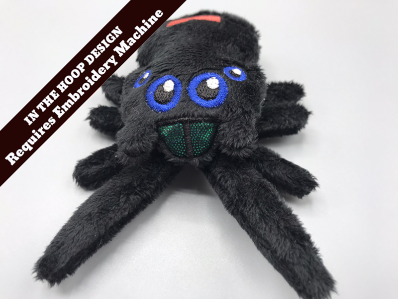 In-the-hoop Jumping Spider - Basic Version