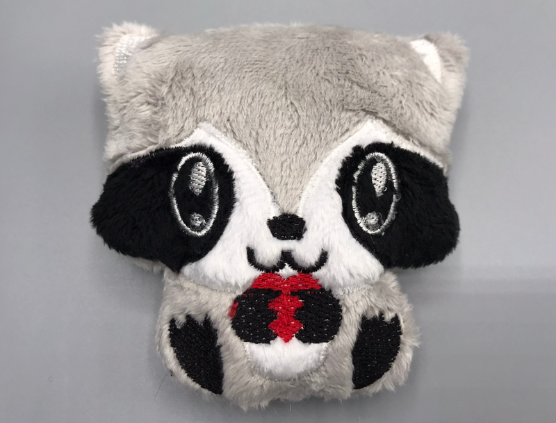 In-the-hoop Raccoon Plush