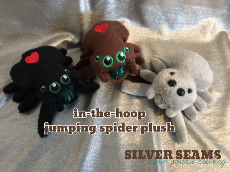 In-The-Hoop Plush Jumping Spider