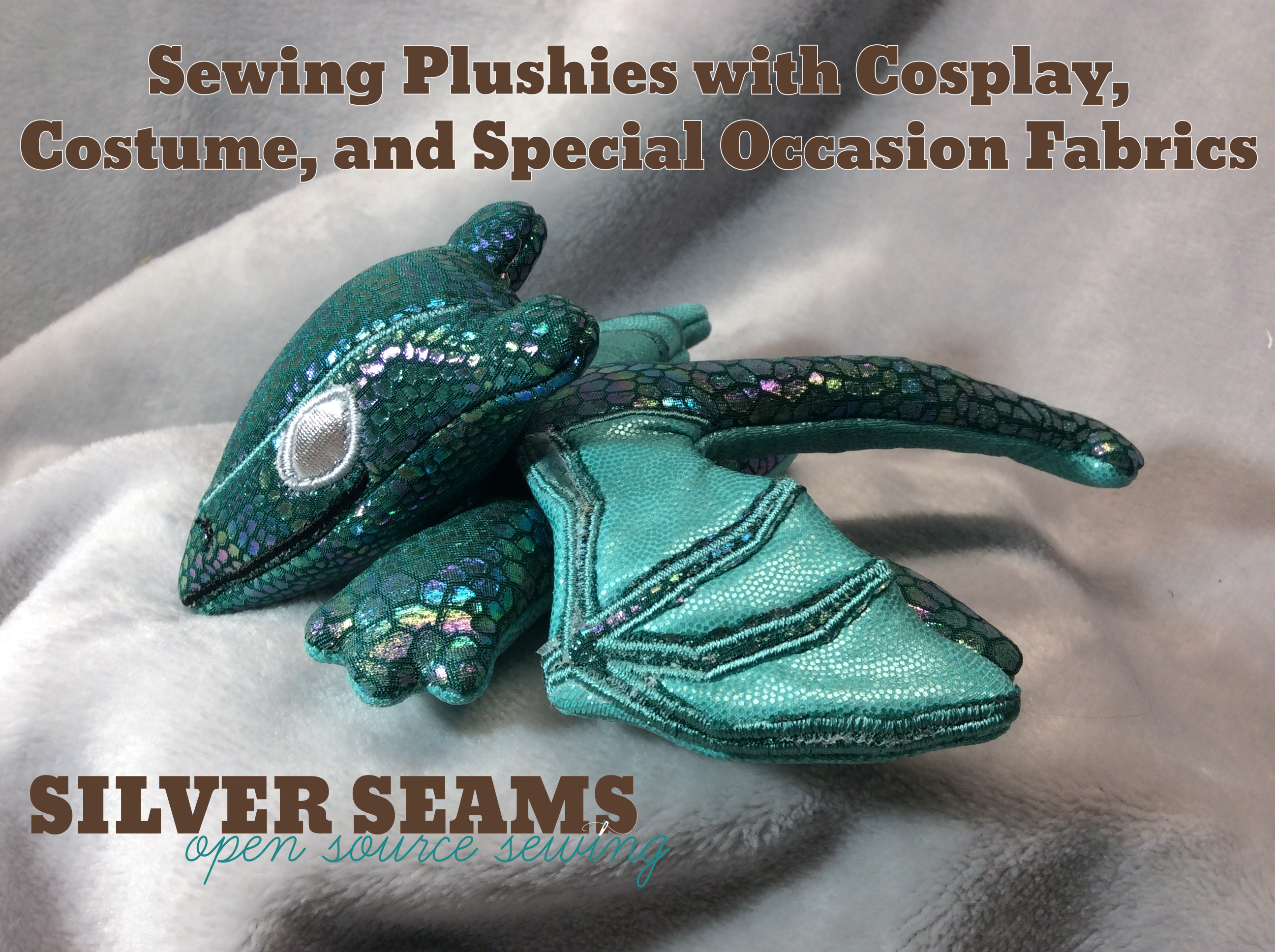 Sewing plushies with cosplay, costume, and special occasion fabrics