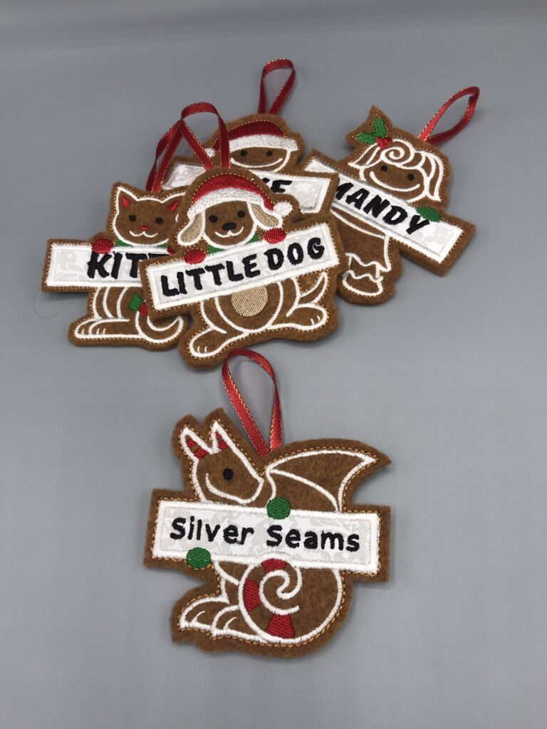 The gingerbread dragon design, plus